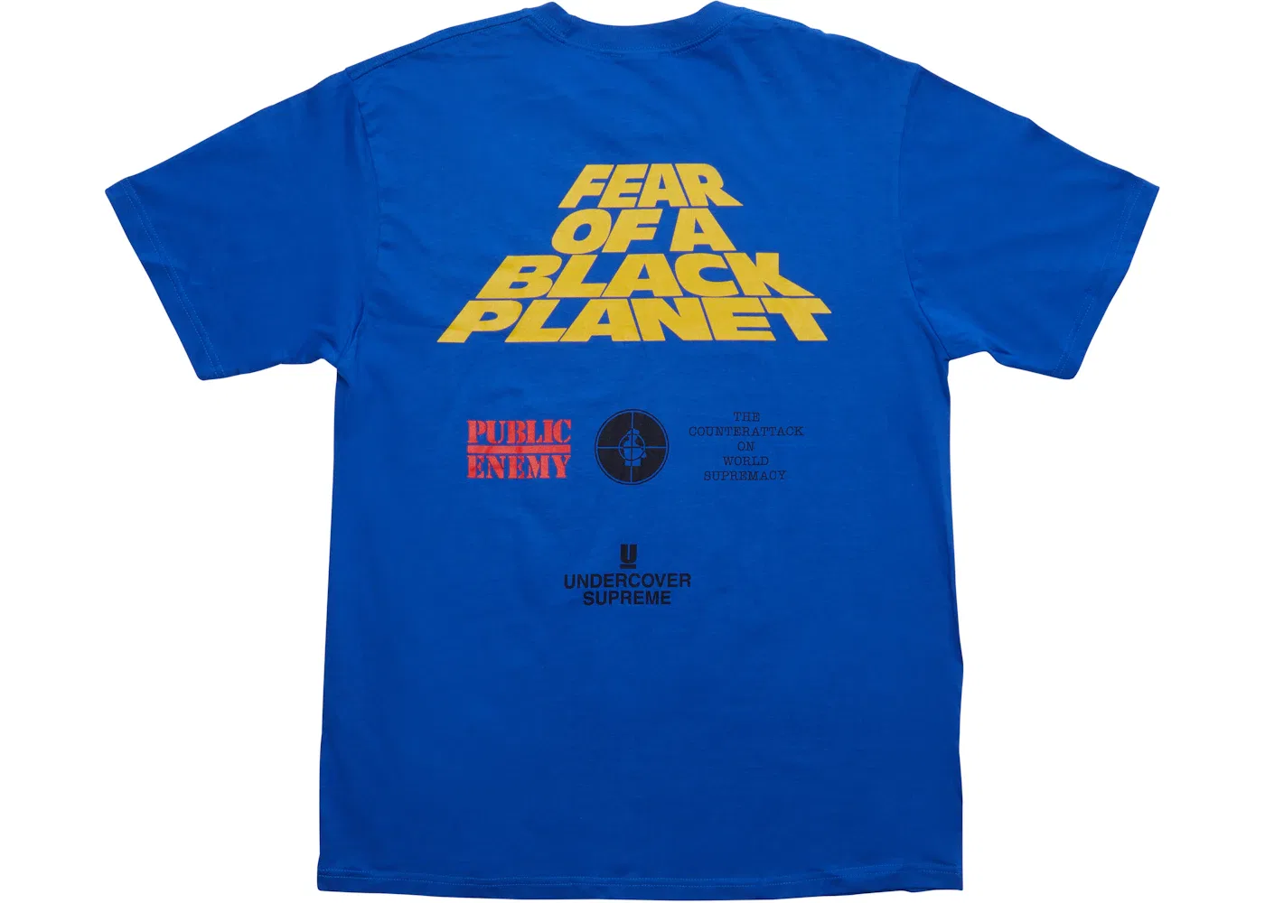 Мужская футболка с принтом Supreme UNDERCOVER/Public Enemy White House Tee, Royal — фото 2