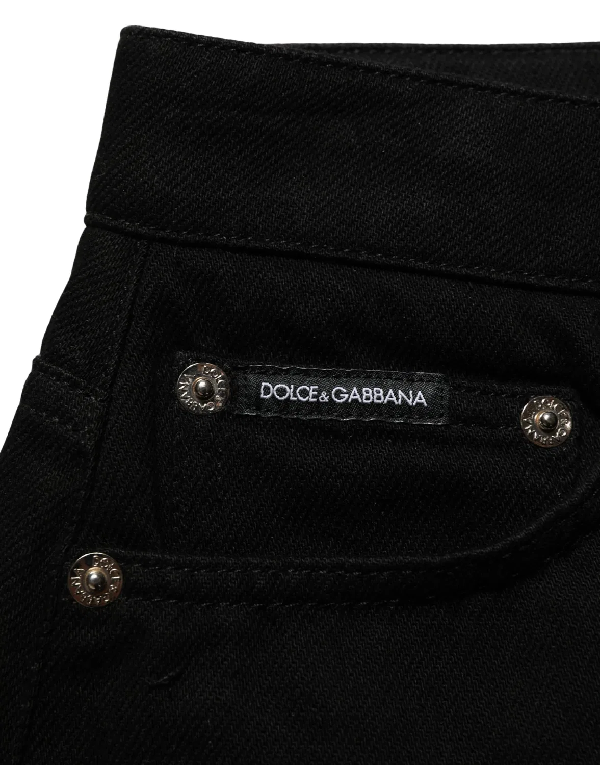Женские джинсовые шорты с логотипом Hot Pants Dolce & Gabbana, Dark Gray