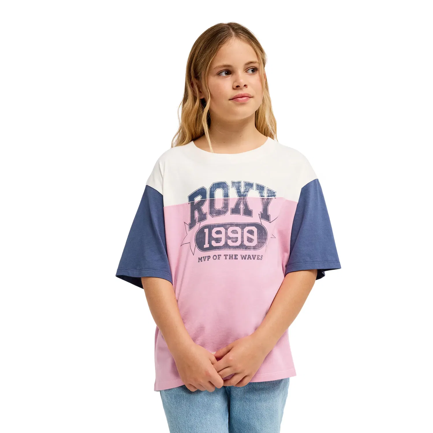 Детская футболка для мальчиков свободного кроя Snow Starlight Roxy, Blanco