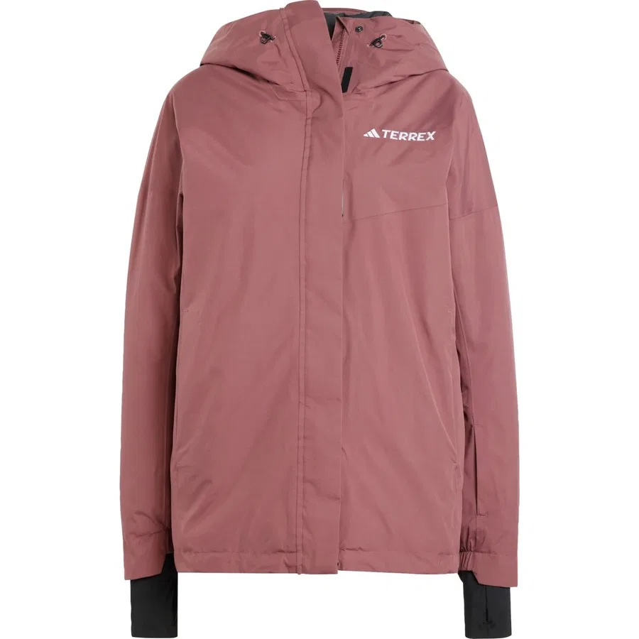 Женская утепленная куртка с принтом Terrex Multi 2l Rain.Rdy Insulated Jacket adidas, Bodro — фото 3