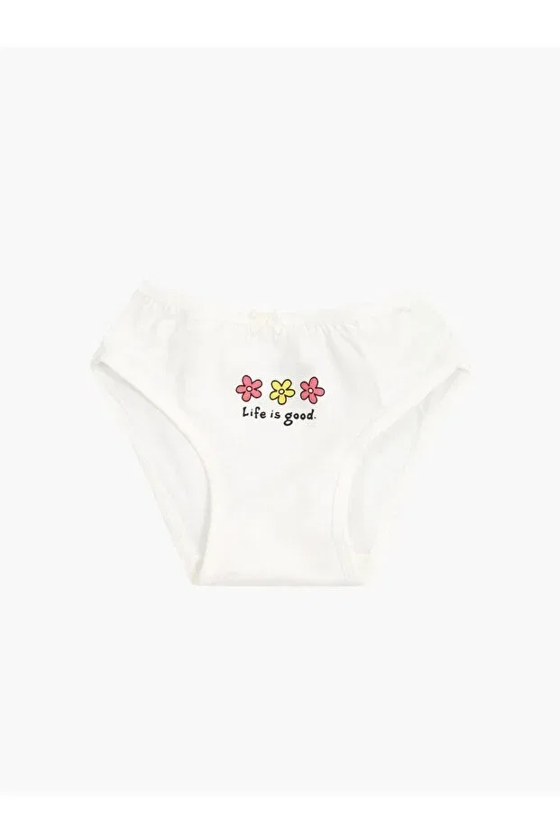 Детский комплект трусиков для девочек из хлопка Set of 3 cotton spring mixed panties for girls Vitmo, Mixed — фото 3