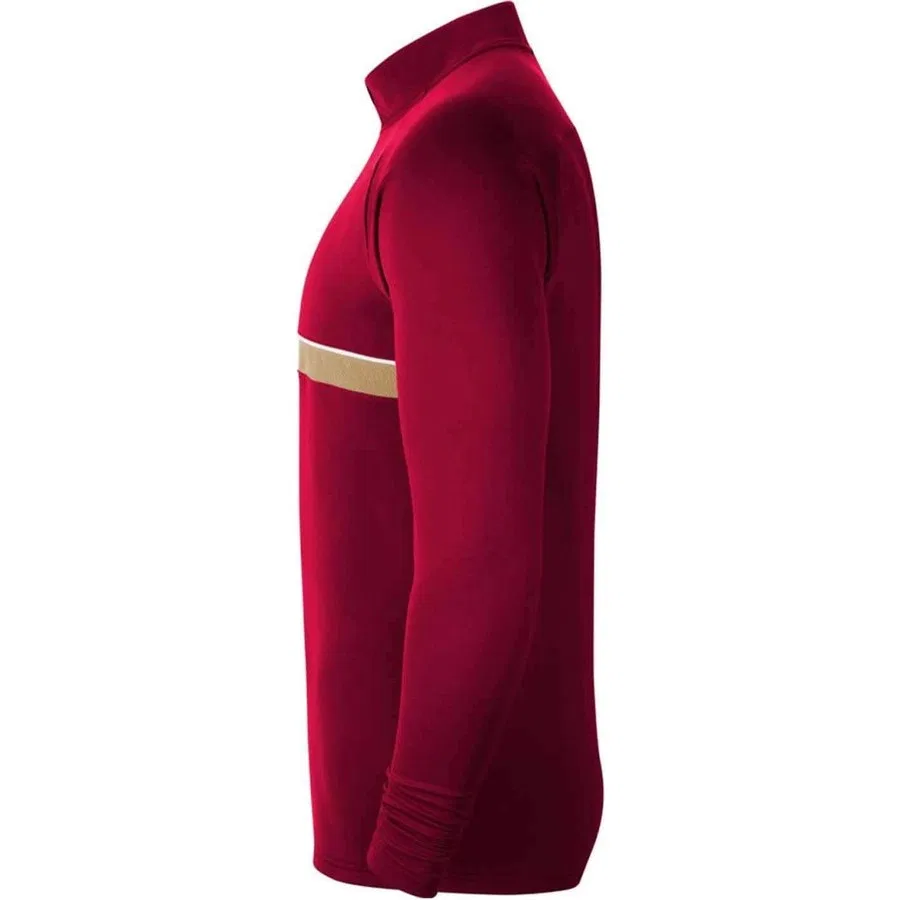 Мужская спортивная кофта из джерси Nike Df Acd21 Dril Top, Оливковый — фото 3
