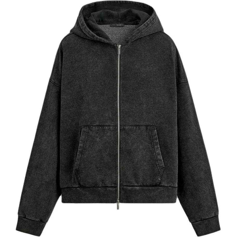 Мужская толстовка с капюшоном Dark Gray ZARA, Темно-серый