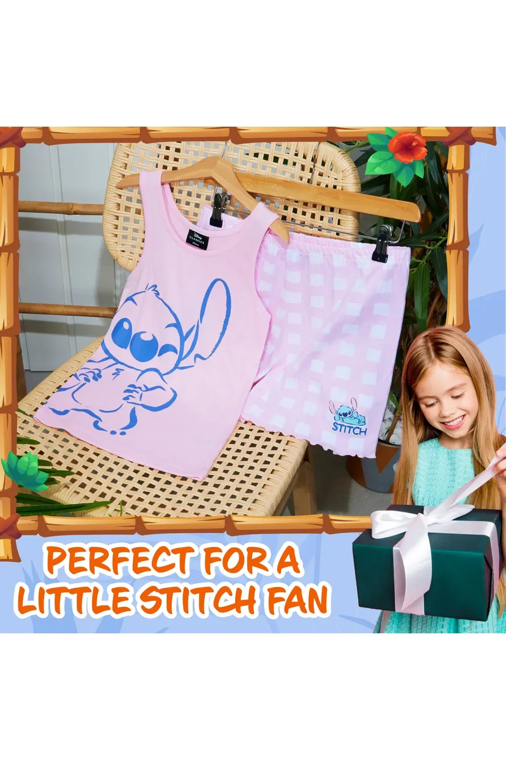 Пижама детская Disney Stitch, розовый — фото 2