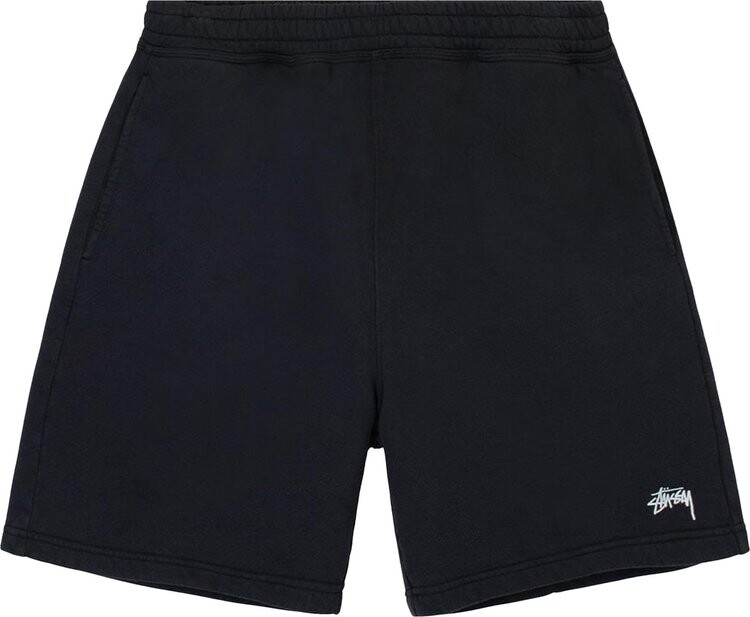 

Шорты Stussy Overdyed Stock Logo Short 'Black', черный