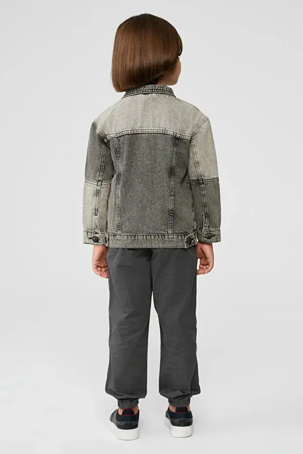 Детская джинсовая куртка для девочек с длинным рукавом Nbt Jeans, Denim — фото 4