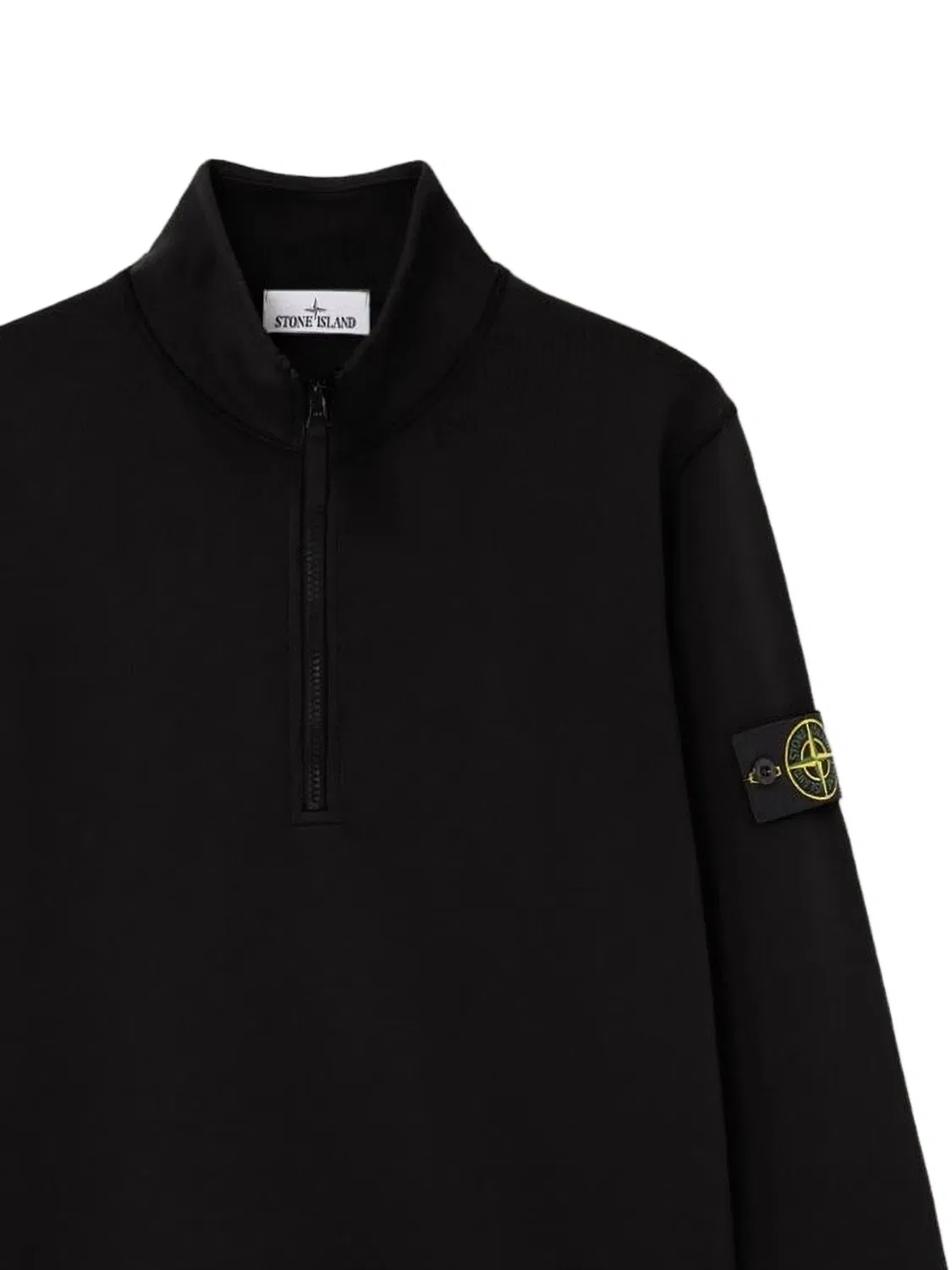 Толстовка 6100070 с воротником на молнии Stone Island, черный — фото 2