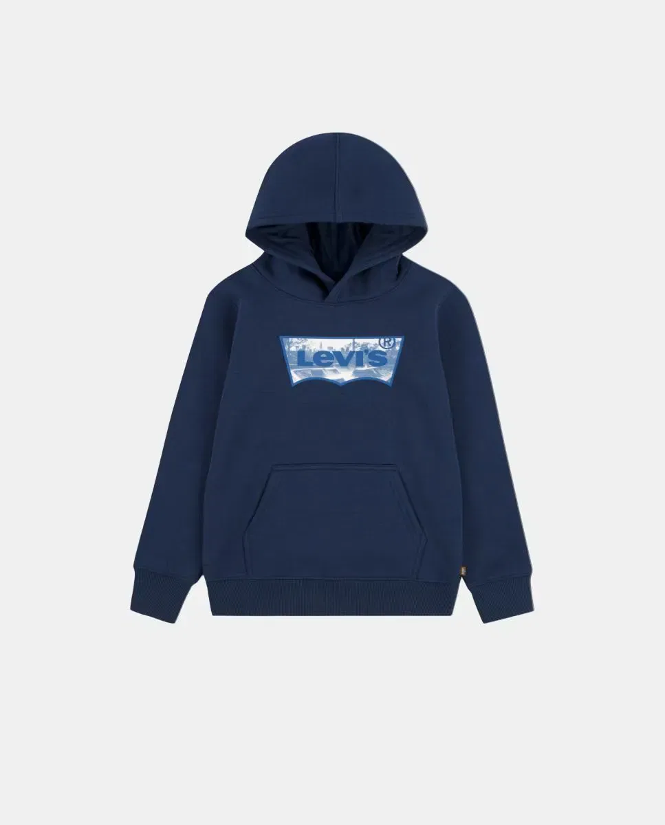 Детская худи Levi's Skatepark Batwing, Azul