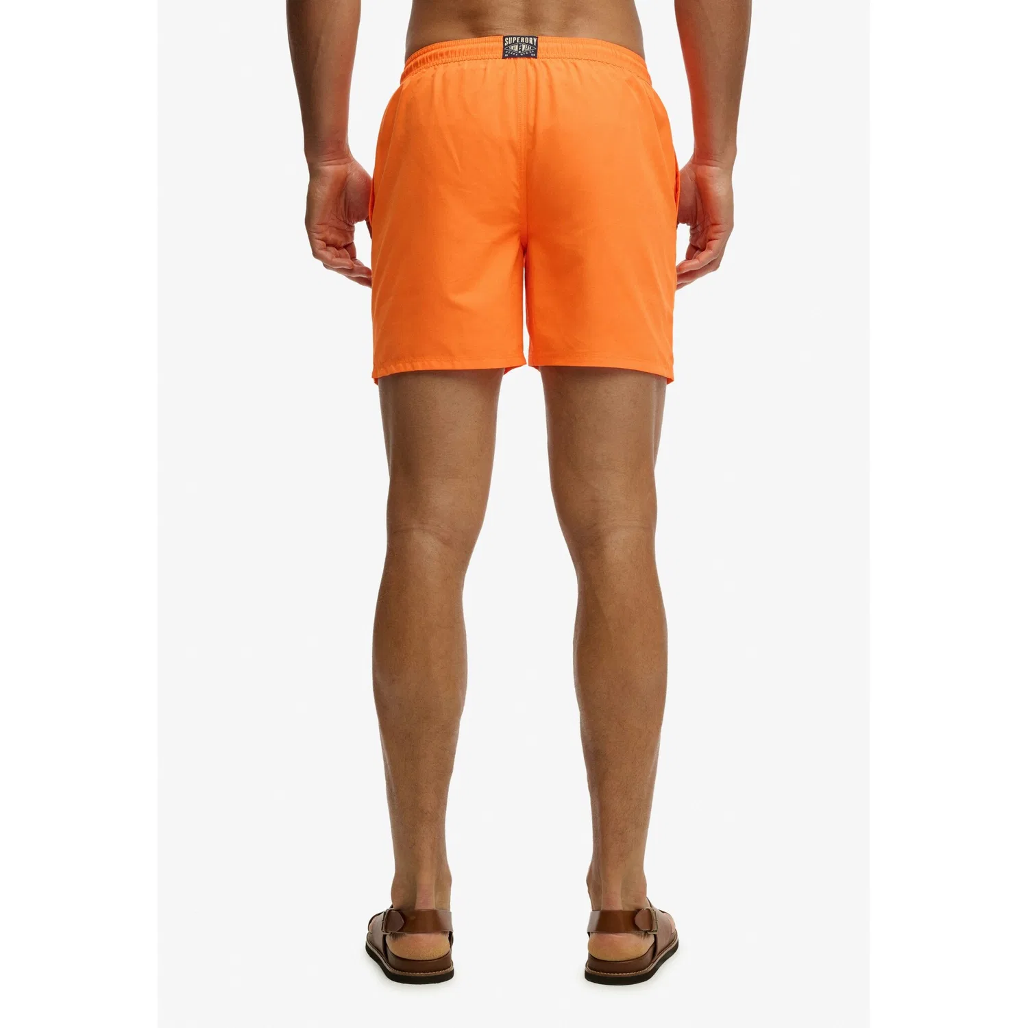 Мужские плавки с логотипом Superdry, Orange Sorbet — фото 3
