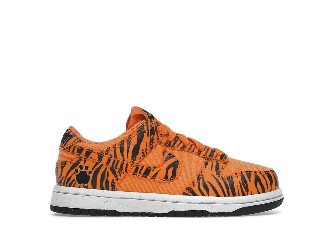 Детские кроссовки с принтом Nike Dunk Low Next Nature Nike, Camquat White Black Camquat