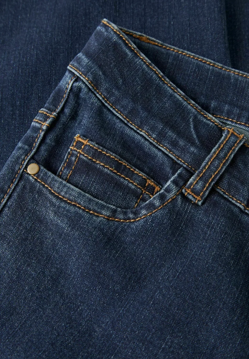 Джинсы очень широкого кроя - расклешенные джинсы Two Soon, Dark Blue Denim — фото 3