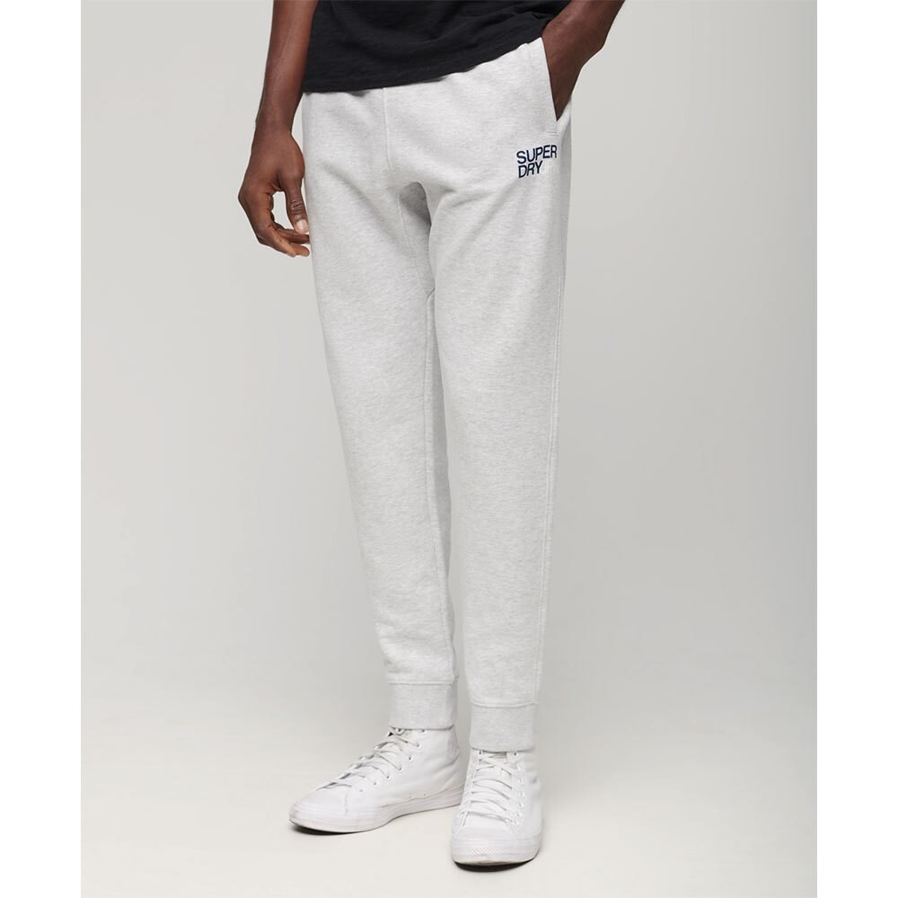 

Джоггеры Superdry Sportswear Logo Tapered Joggers, серый