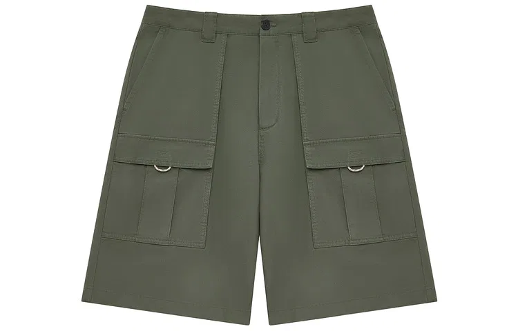 Детские карго шорты с принтом 24SS Teenie Weenie Men, Army Green