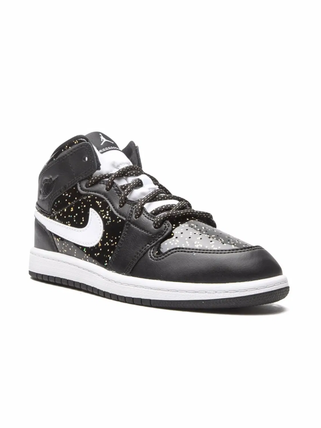 Кроссовки Jordan 1 Mid SE "Черный Блестк"