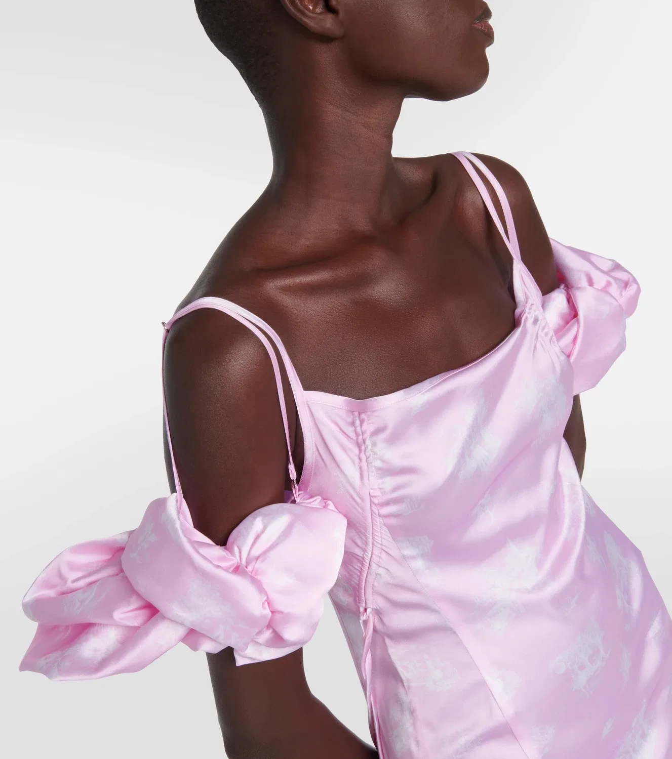 Пляжное платье с принтом La Chouchou Jacquemus, розовый — фото 4