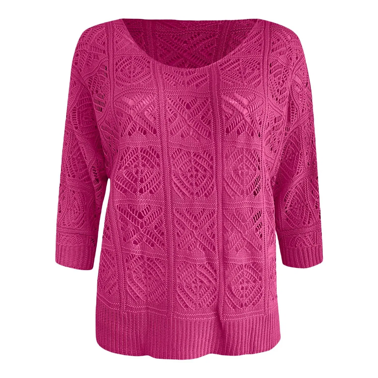 Женская туника с принтом Hippie Tunic, Rosa Acceso — фото 3