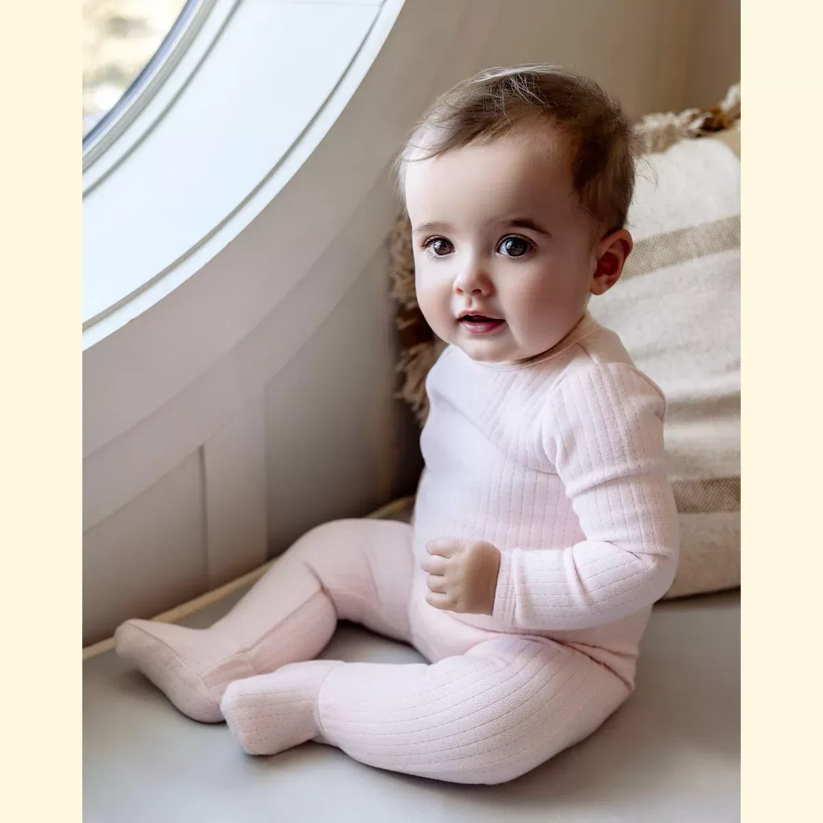 Детское боди с длинным рукавом Mon Etoile NEWBORN, Pink — фото 2