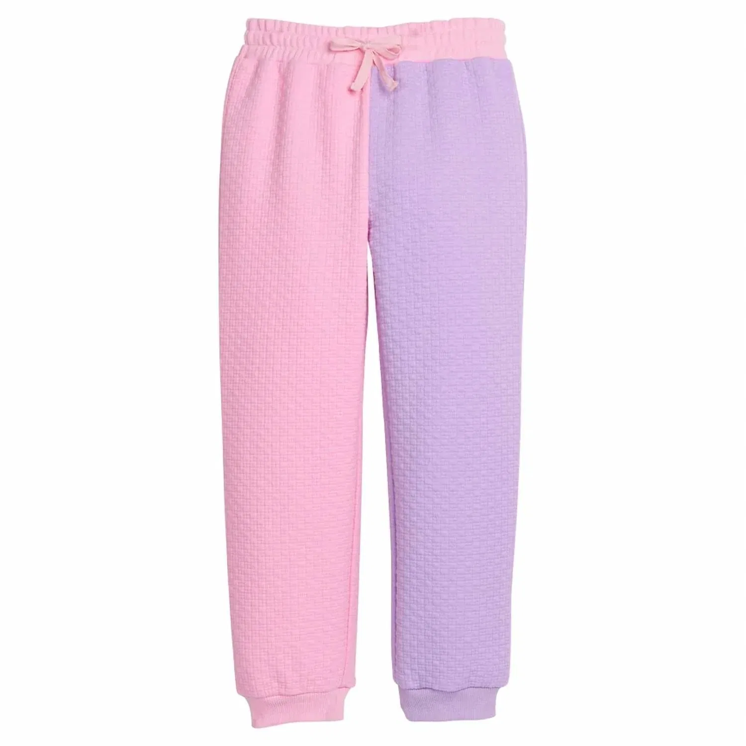 Детские джоггеры с цветными блоками Color Block Jogger Bisby, Pink/Lilac — фото 4