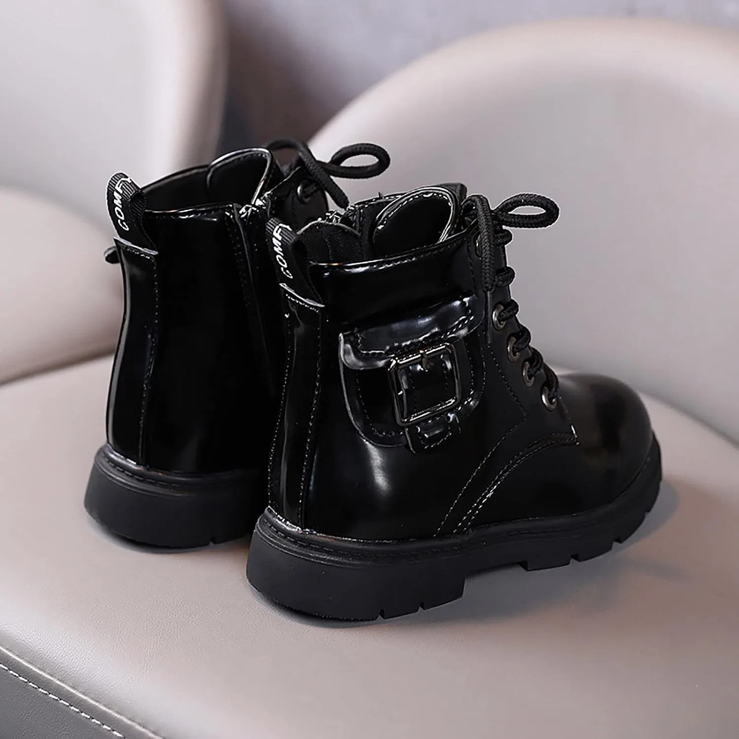 Детские ботинки на щиколотке с принтом Rein Boots Egmy — фото 4