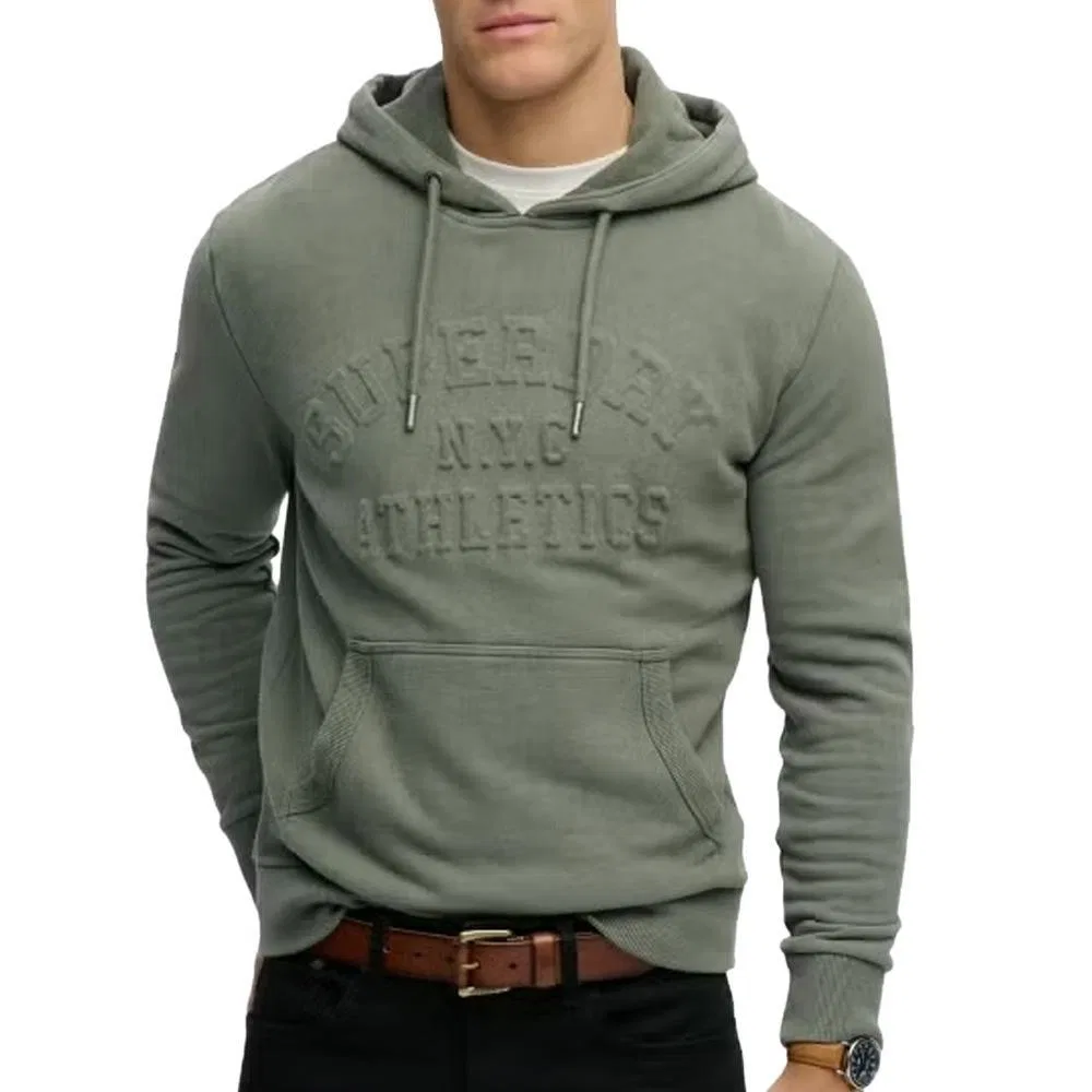 Мужской свитшот с капюшоном Athletic Superdry, Green