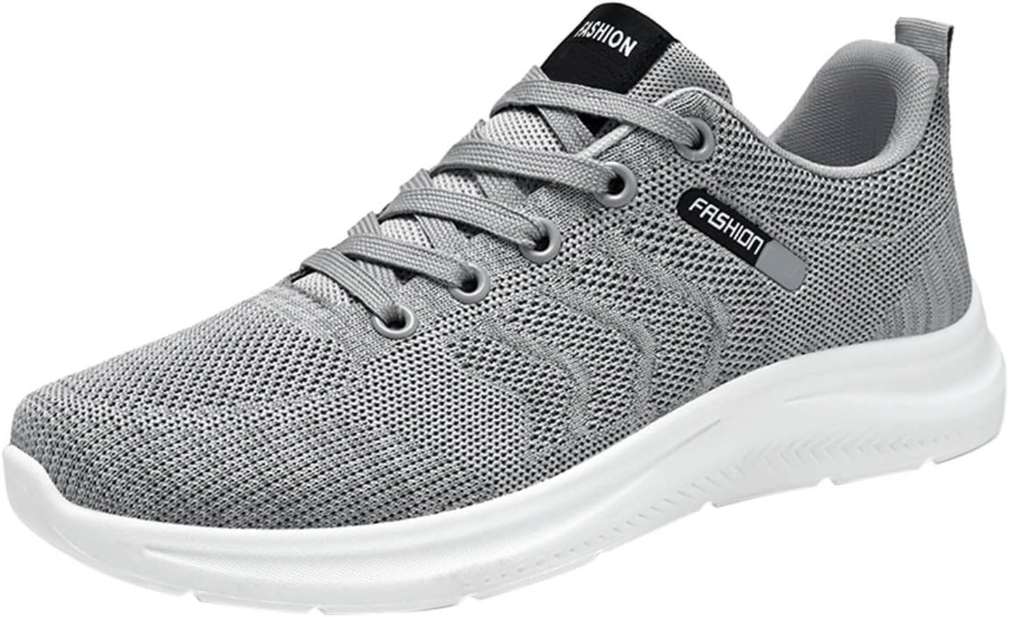 

Мужские кроссовки для бега, слипоны, теннисные, для ходьбы, тренировок, спортивные, легкие, повседневные, с удобной мягкой подошвой, амортизирующие Generic, серый