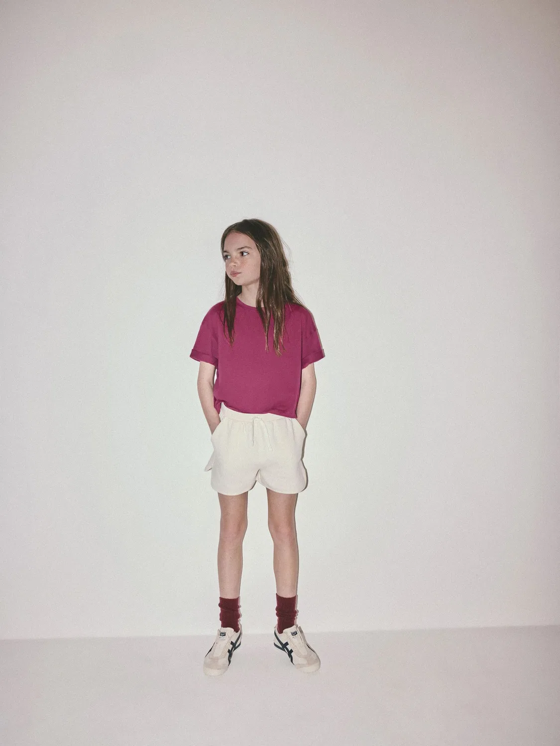 Набор футболок The Set 5 Pack Oversized, Pink/Purple/White — фото 3