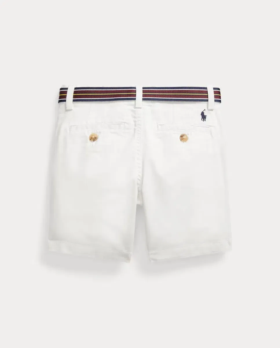 Детские шорты для мальчиков хлопковые Bedford Polo Ralph Lauren, Blanco Roto — фото 3