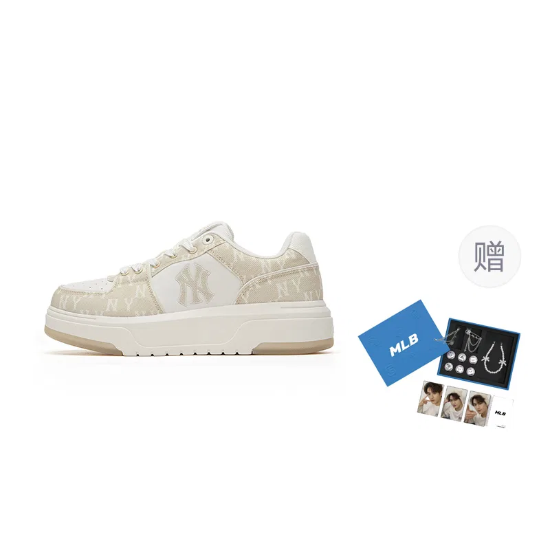 Детские кроссовки низкие с несколькими сезонами New York Yankees MLB, Cream