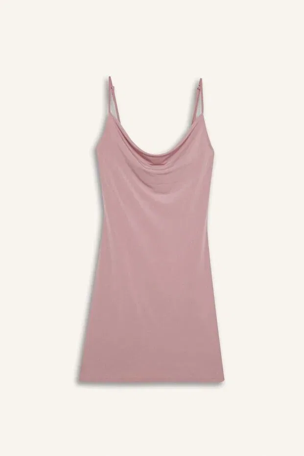 Детское платье для девочек с принтом Degaje collar strap mini dress Defacto, Pink — фото 4