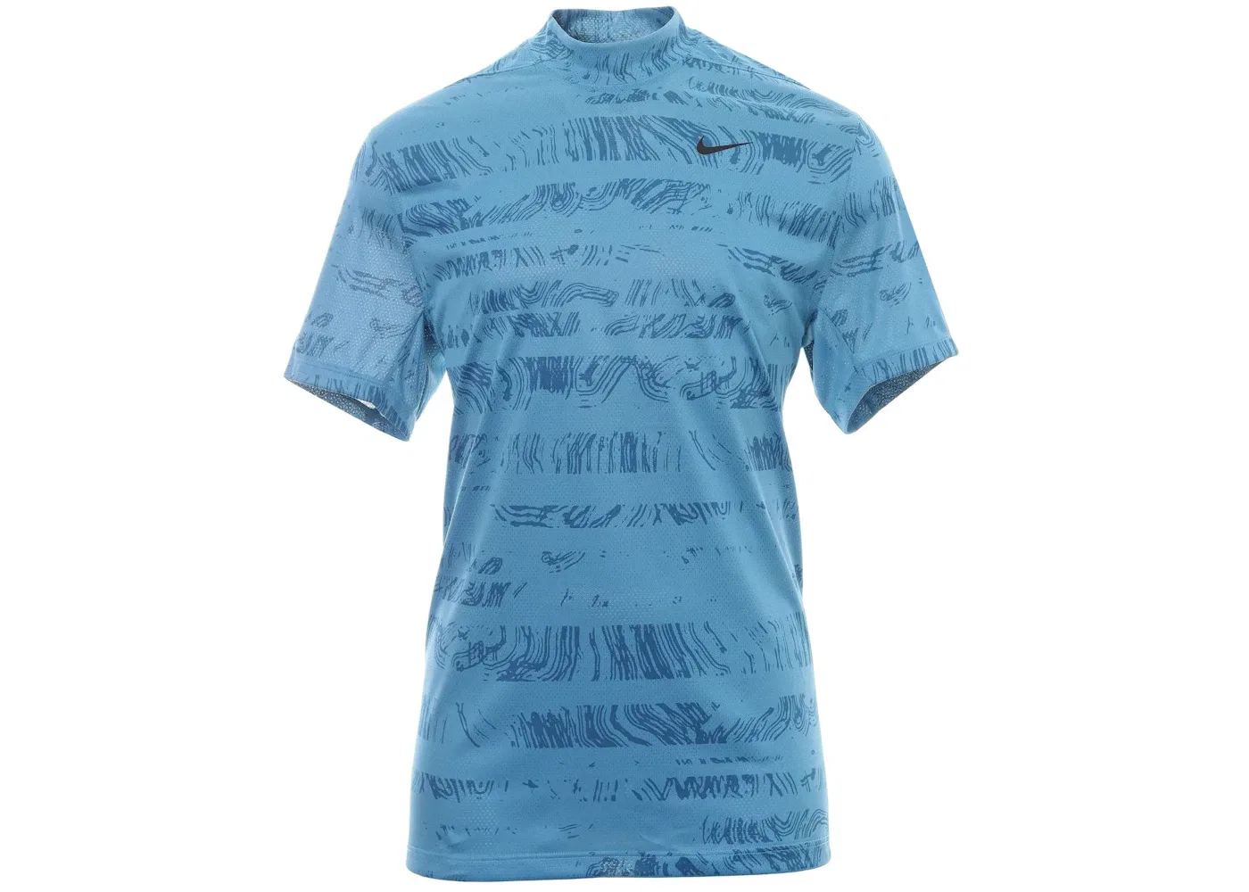 Мужская футболка с принтом Nike ADV Tiger Woods Golf T-Shirt, Blue
