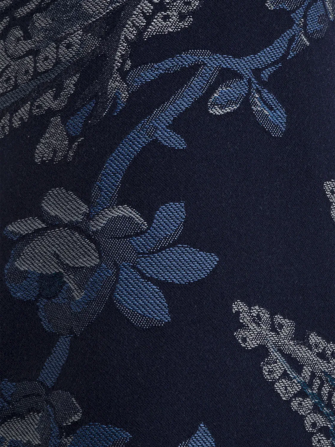 Рубашка-жакет из джинсового жаккарда ETRO HOME, синий — фото 3