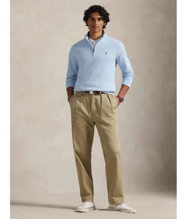 Мужская флисовая кофта на молнии Polo Ralph Lauren, Azzurro — фото 2