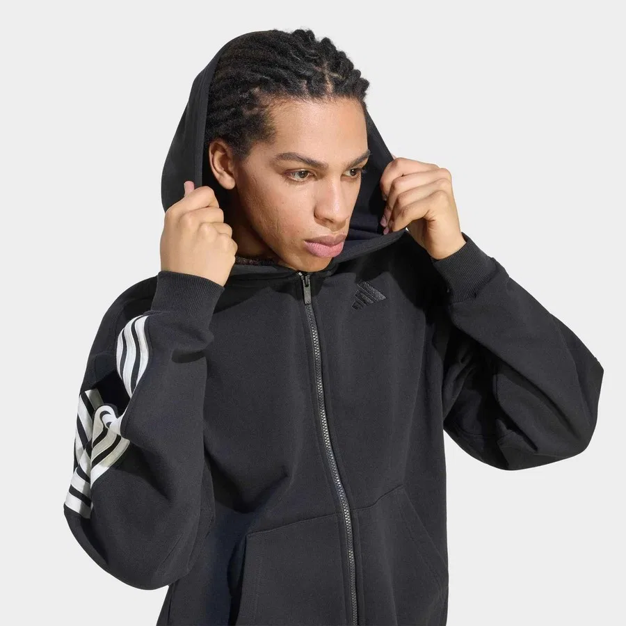 Мужская куртка adidas Kıt, Черный — фото 4