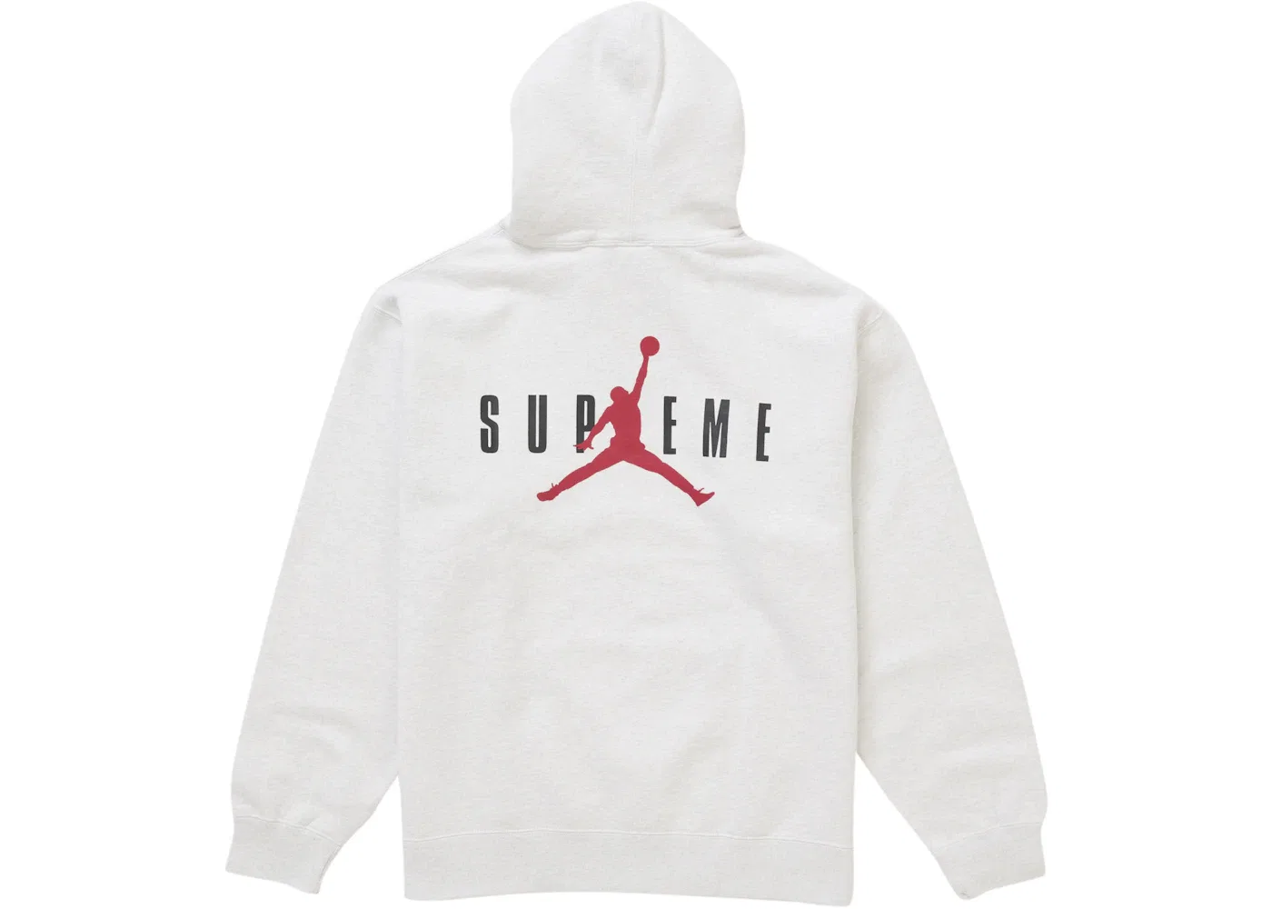 Мужская худи Supreme Jordan Hooded Sweatshirt (FW24) Supreme, Ash Grey
