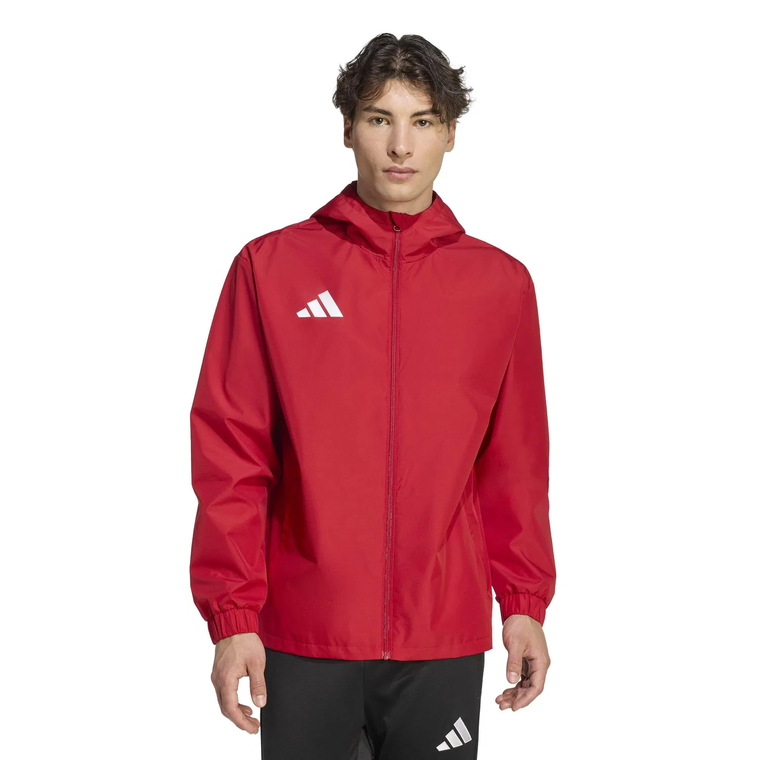 Мужская куртка с принтом Entrada26 All Weather adidas, Team Power Red 2 / White — фото 4
