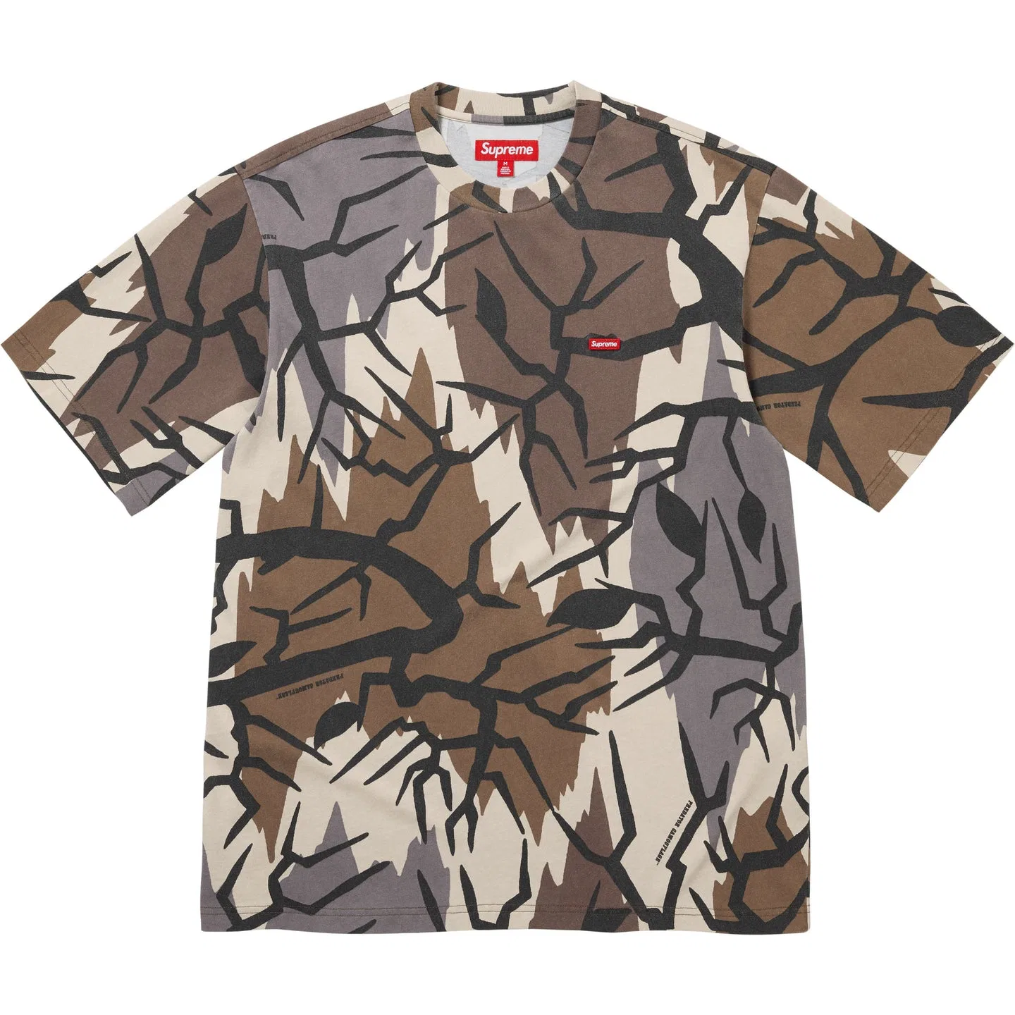 Футболка с круглым вырезом FW26, Supreme, Predator Camo/Camouflage