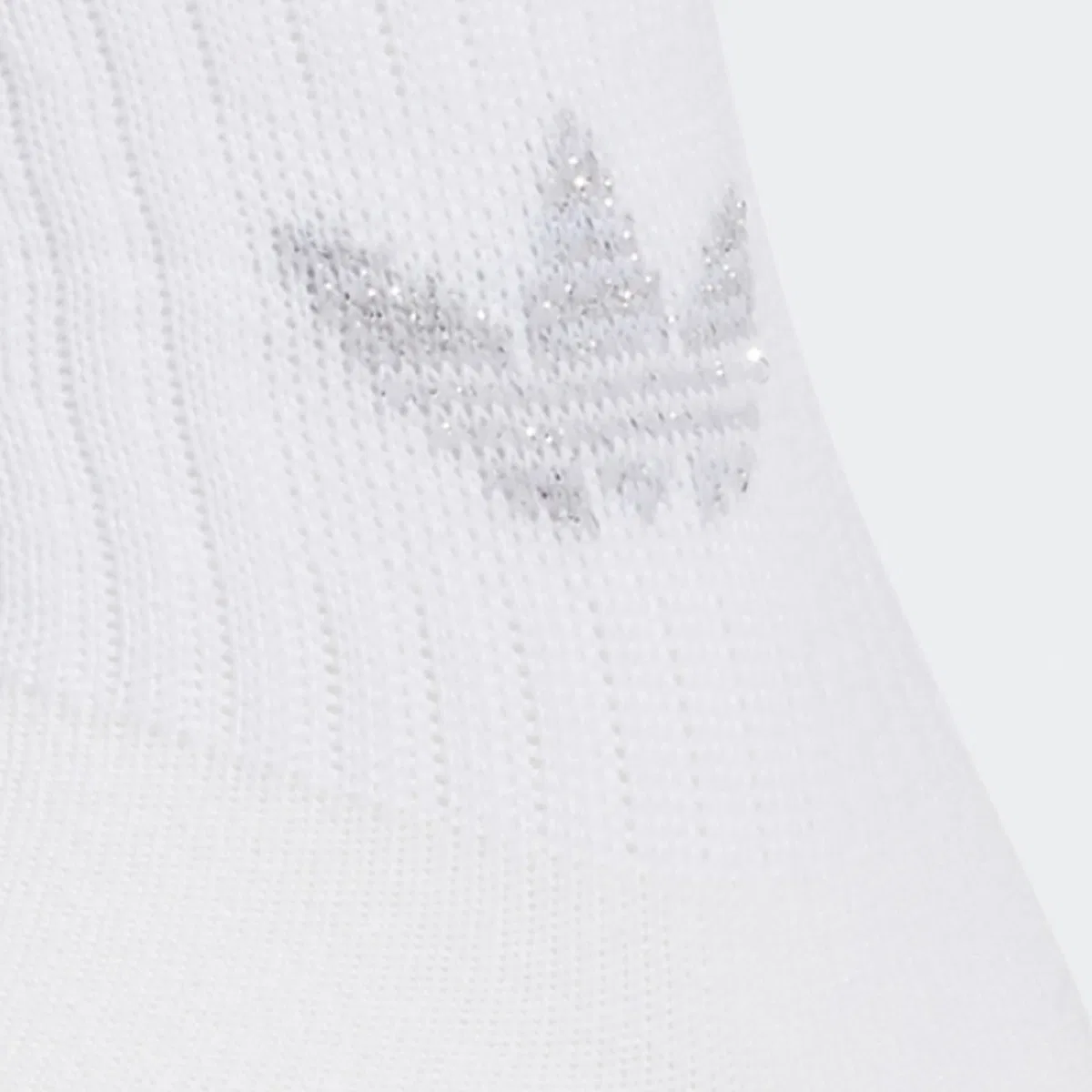Женские носки с блестками Adidas Originals, 2 пары, белые — фото 4