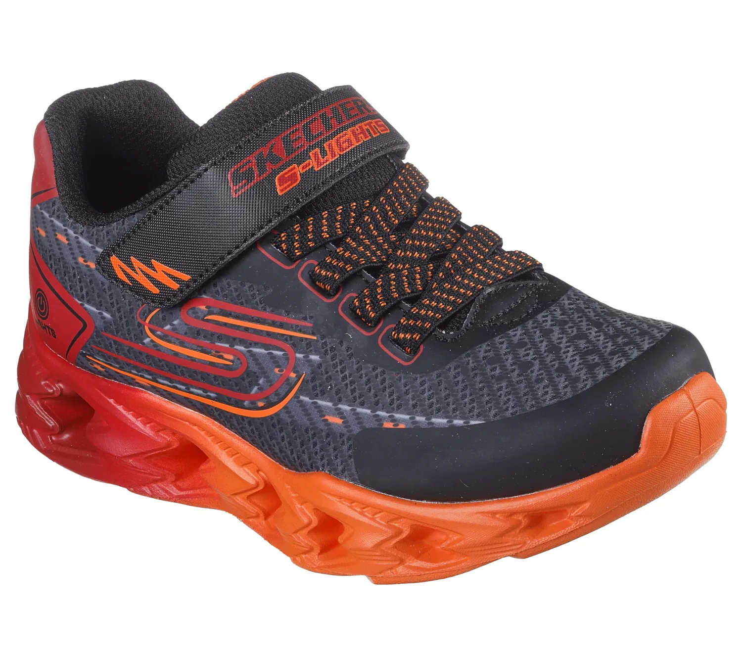 Детские кроссовки для мальчиков Skechers, Black Red — фото 2