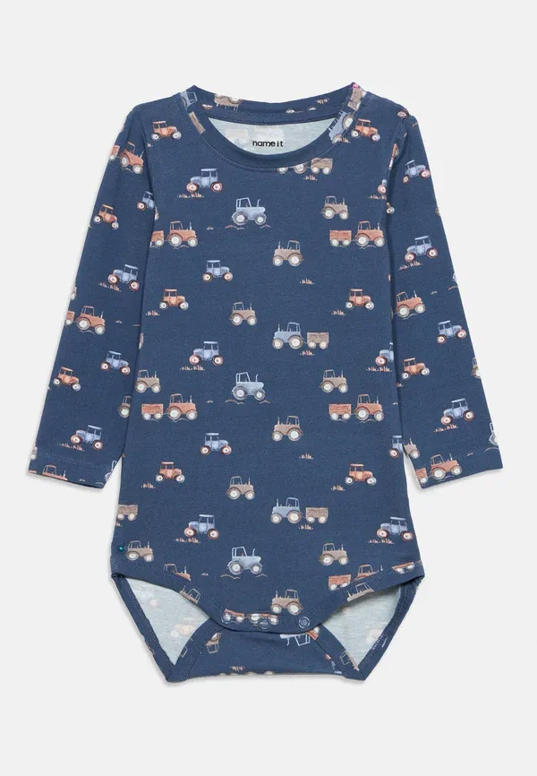 Боди с принтом Nbmfotractor Name It Vintage Indigo, индиго