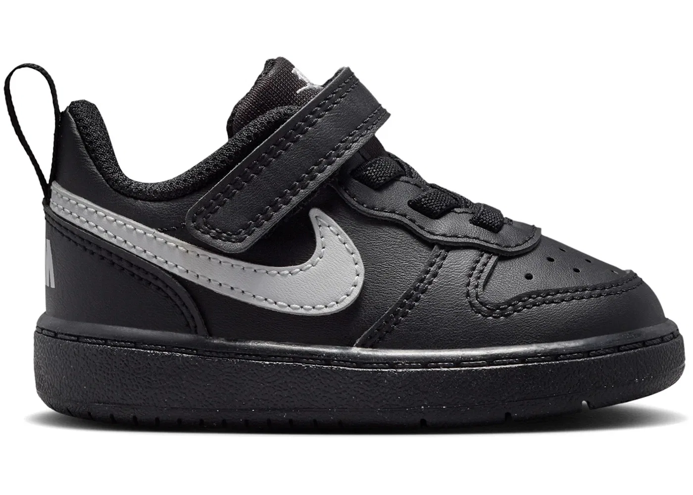 Детские кроссовки Lifestyle Nike Court Borough Low Recraft, Black/Black/Grey Fog