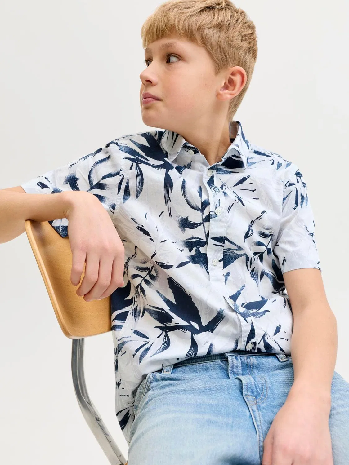 Плавки для мальчиков с принтом JACK & JONES JUNIOR, белый