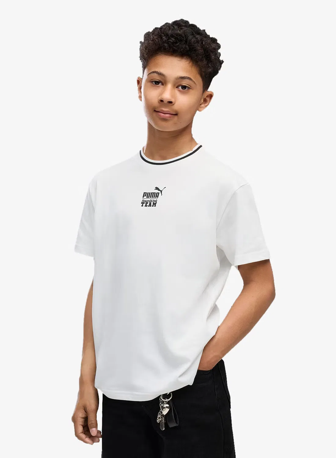 Футболка с принтом на спине Youth Mid90s Puma, белый