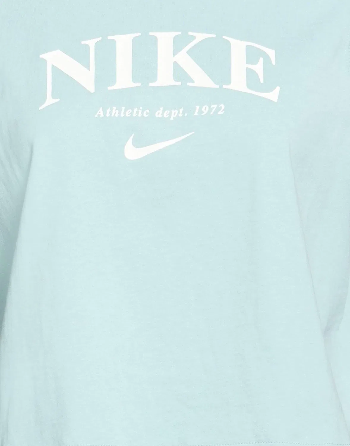 Женская футболка с принтом Nike, светло-голубой — фото 4