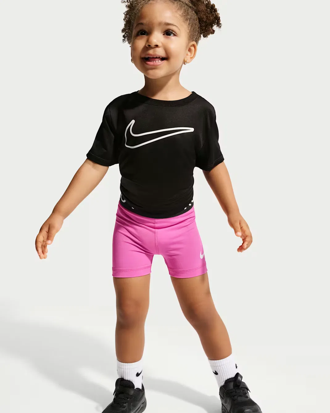 Детские шорты Dri-FIT Nike Pro, Playful Pink — фото 4