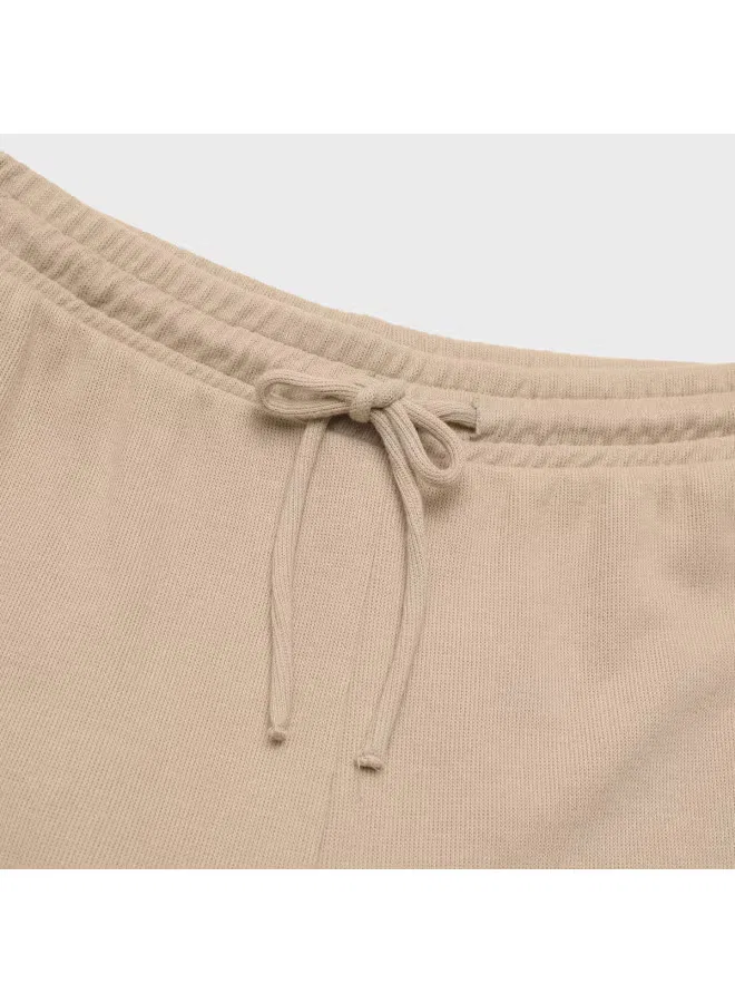 Брюки свободные вязаные широкие Zara, темно-абрикосовый — фото 4