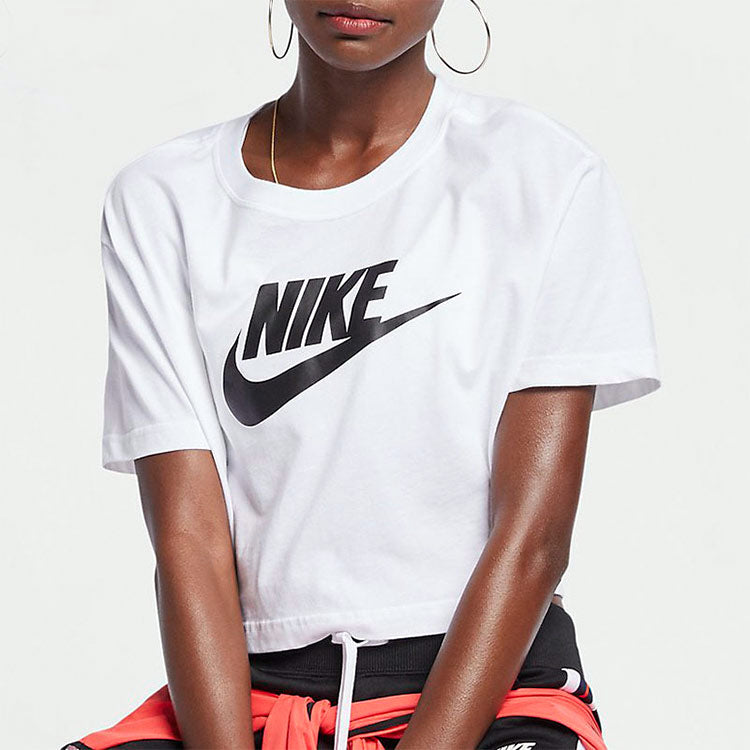 Футболка Nike Sportswear Essential Cropped BV6176-100, белый — фото 4