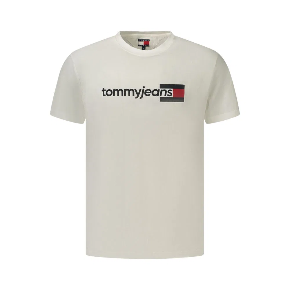 Мужская футболка с коротким рукавом Bianco Cotton Tommy Hilfiger, White