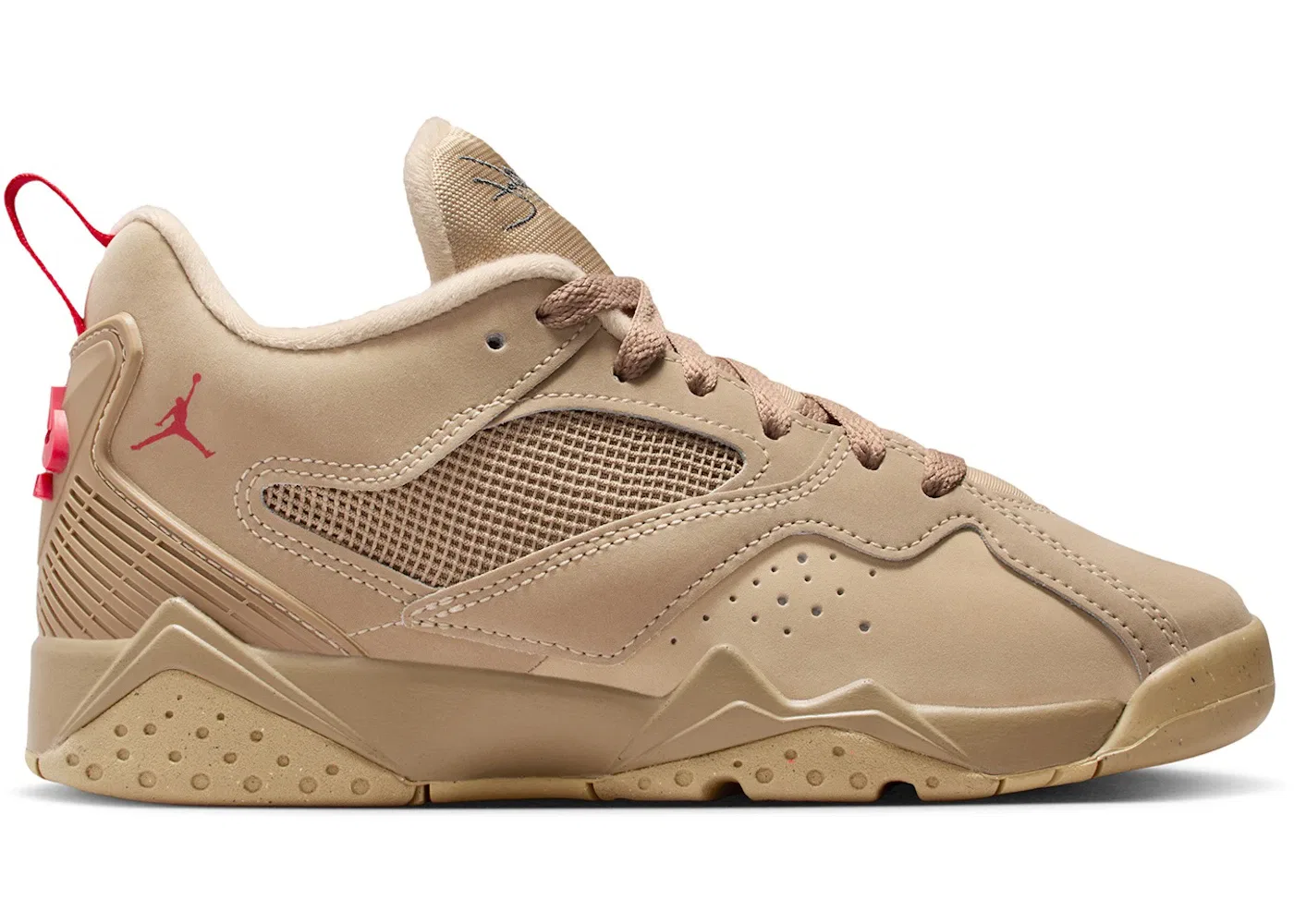 Детские кроссовки с принтом Jordan MVP 92 Jordan, Desert Camo Mushroom Anthracite Fire Red