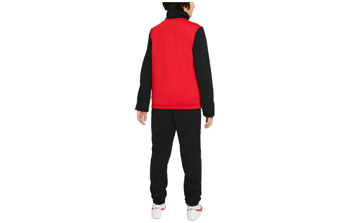 Детский спортивный комплект с воротником-стойкой Nike, Red/Black — фото 3