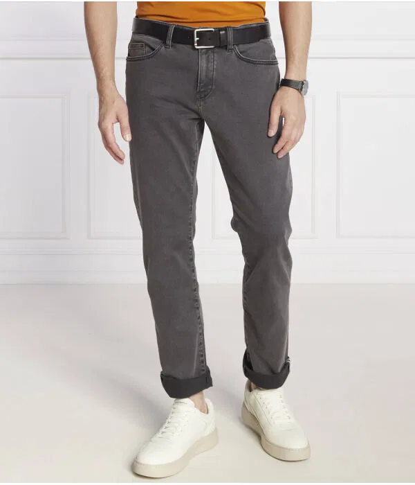 Мужские джинсы slim fit Delaware BOSS, Grafite — фото 3